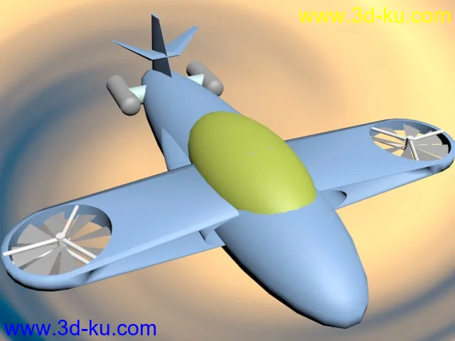 3d新手，飞机模型的图片1