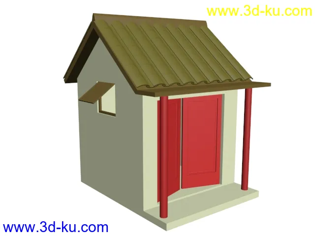 简单的一个小屋子模型的图片1