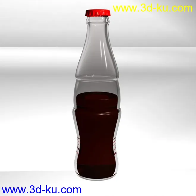 玻璃可乐瓶子模型的图片3