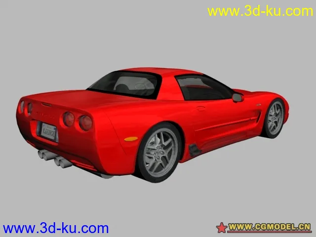美式跑車Chevrolet Corvette模型的图片1