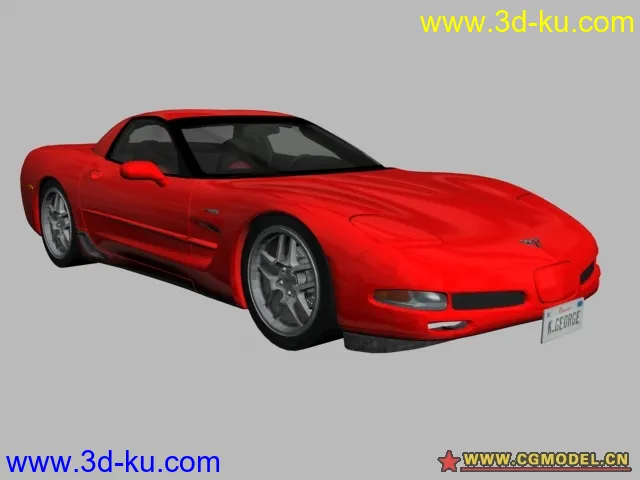美式跑車Chevrolet Corvette模型的图片2