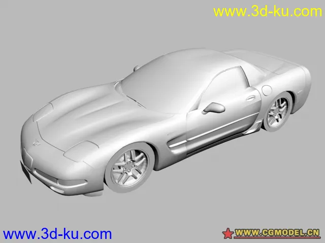 美式跑車Chevrolet Corvette模型的图片3