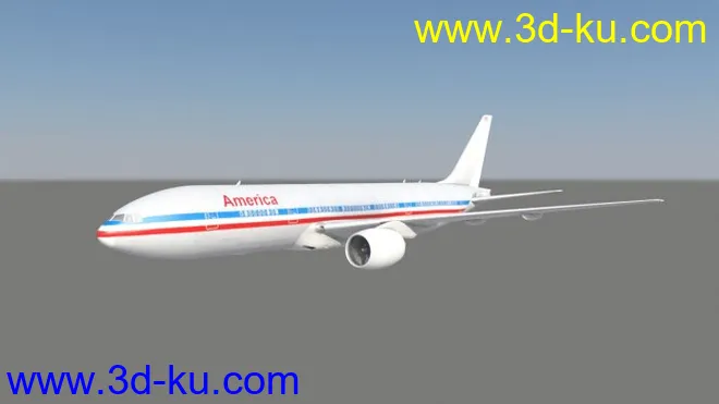 影视级民用飞机，民航客机模型的图片2