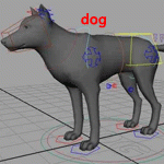 一只狗的模型的图片1
