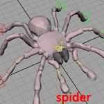 恐怖的蜘蛛模型的图片1