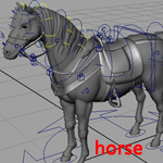 可爱的战马模型的图片1