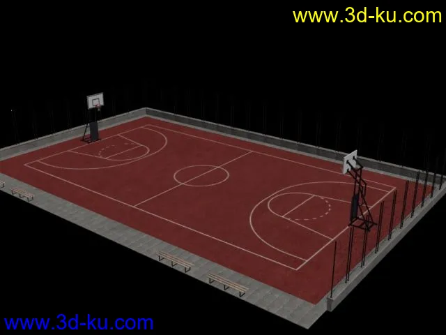 篮球场景模型的图片1