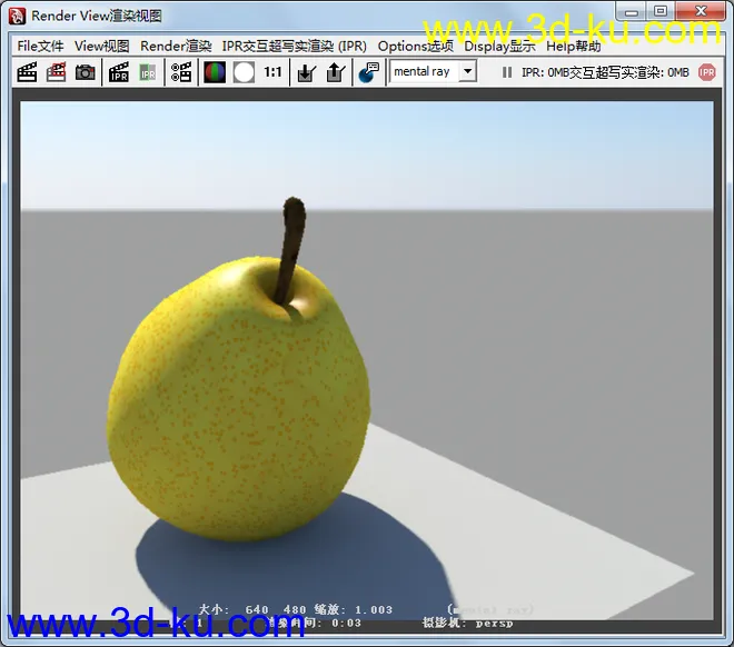 苹果和梨模型的图片1