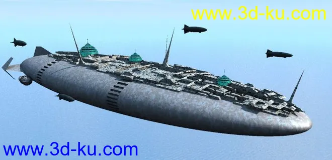 利维坦巡空舰模型的图片1