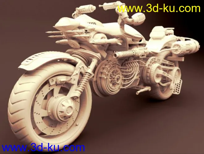黄金摩托车模型的图片6