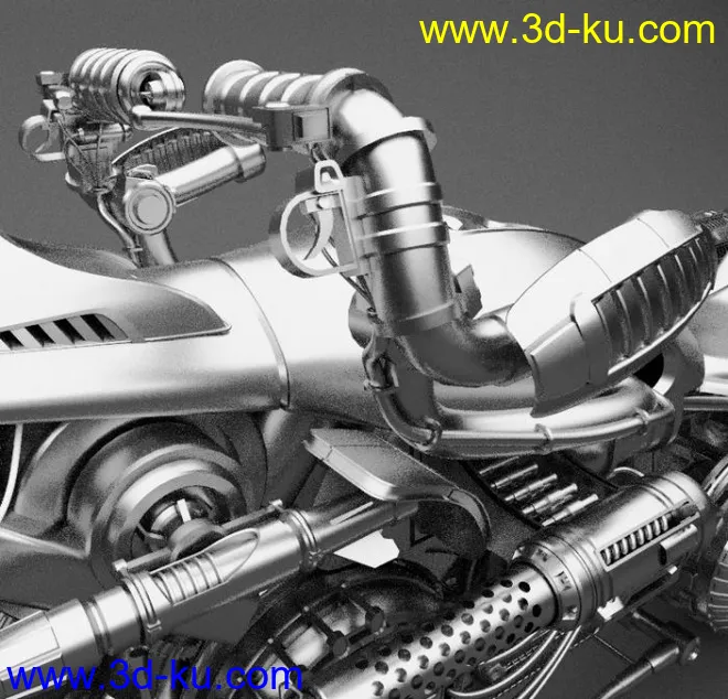 黄金摩托车模型的图片7