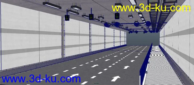 隧道  公路隧道模型的图片1