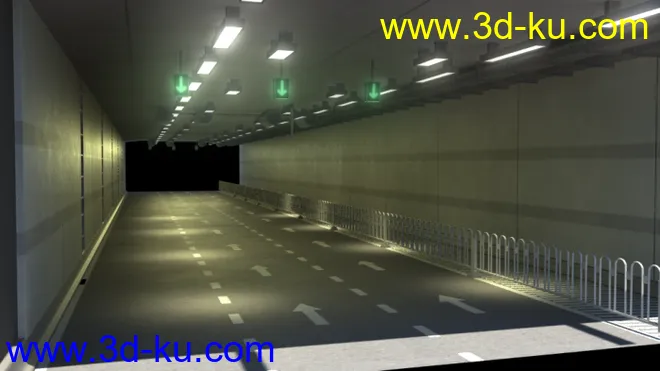 隧道  公路隧道模型的图片2