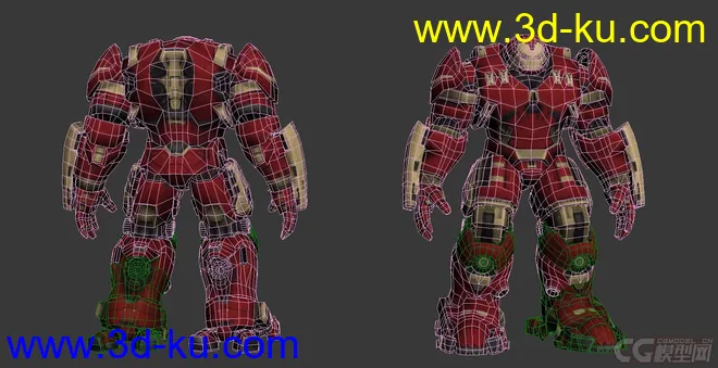 钢铁侠 反浩克装甲模型的图片2