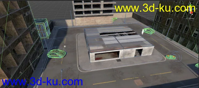 unity3D僵尸之城场景资源Zombie Town模型的图片2