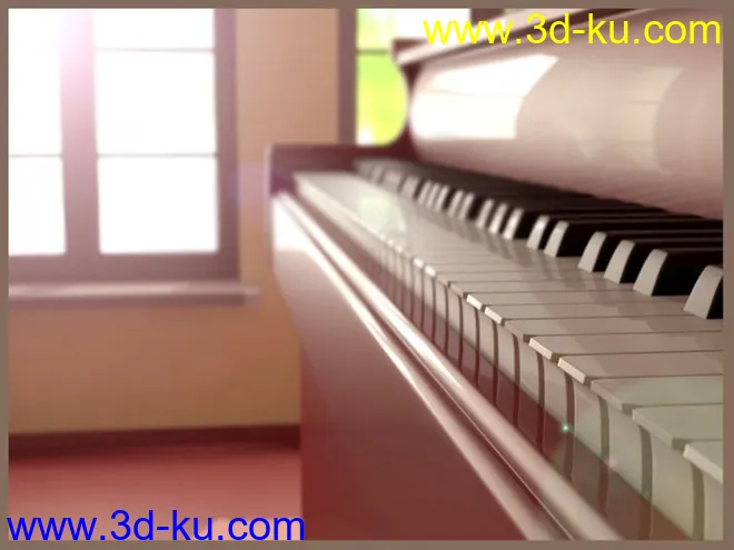 钢琴  写真  唯美  优雅  琴房模型的图片1