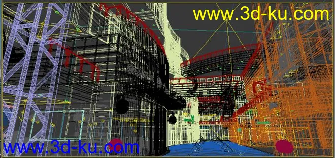 3dmax全模型建筑动画场景 商业镜头特写场景的图片3