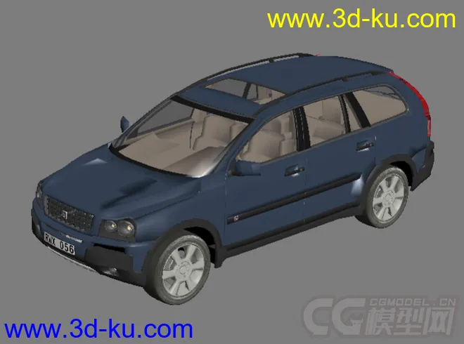 DOSCH 3D沃尔沃Volvo_XC90汽车模型的图片2