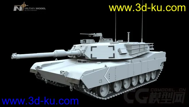 M1A1主战坦克模型的图片1