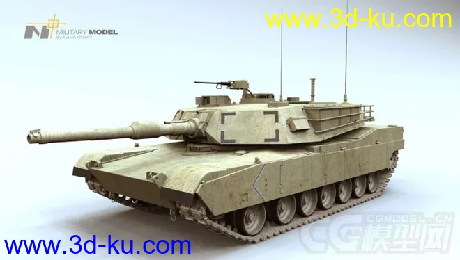 M1A1主战坦克模型的图片2