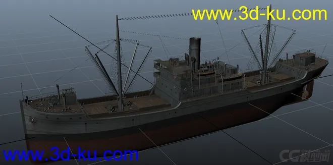 战舰世界 货轮模型的图片1