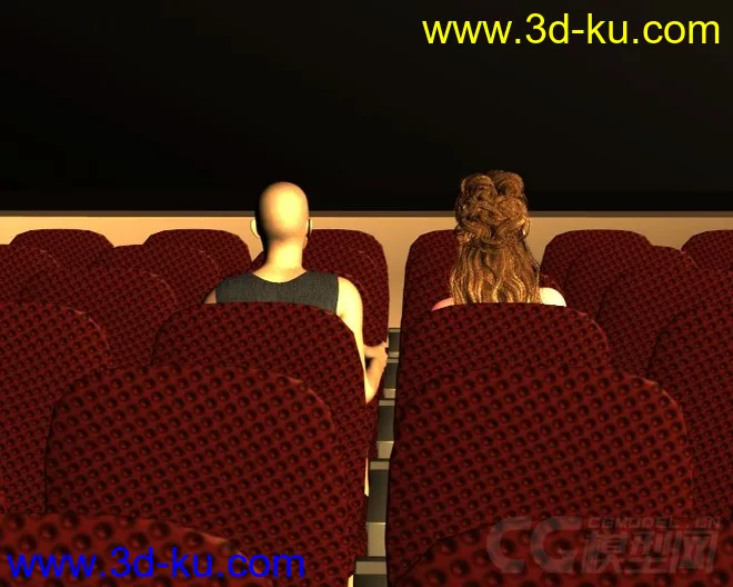 Poser - DAZ3D - i13 Movie Theater + i13 The Date模型的图片2