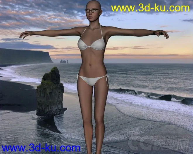 96735 Hongyu's Bikini 2 for V4A4G4Elite模型的图片1