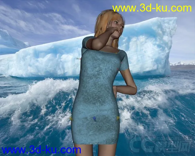 DAZ3D - Poser - Primavera Real Dress for V4模型的图片4