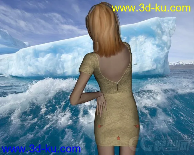 DAZ3D - Poser - Primavera Real Dress for V4模型的图片6