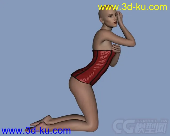 Daz3d - Poser - Sexy Corsage for Genesis 2 Female模型的图片6
