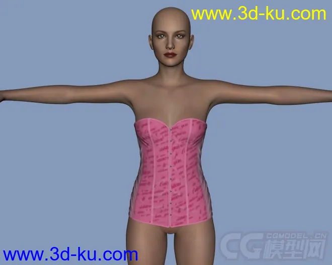 Daz3d - Poser - Sexy Corsage for Genesis 2 Female模型的图片8