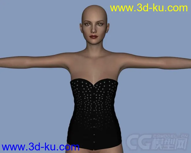 Daz3d - Poser - Sexy Corsage for Genesis 2 Female模型的图片10