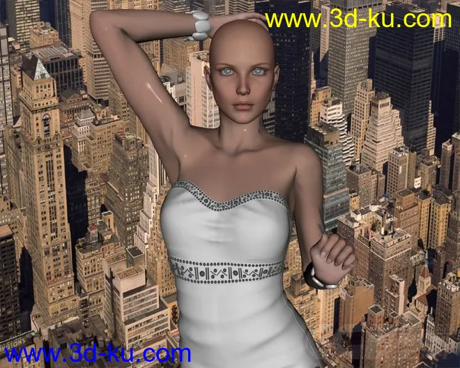RO-95471 - Strapless Mini Dress模型的图片7