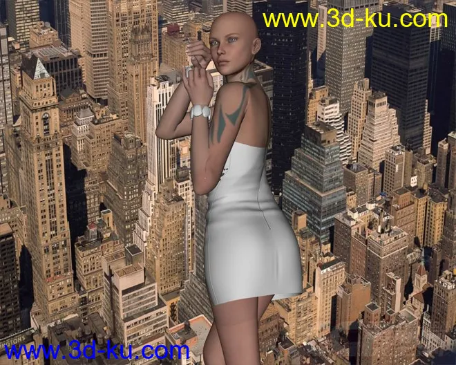RO-95471 - Strapless Mini Dress模型的图片8