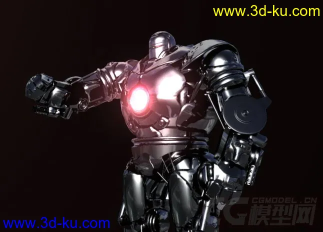 Iron ROBOT man villan rig模型的图片2