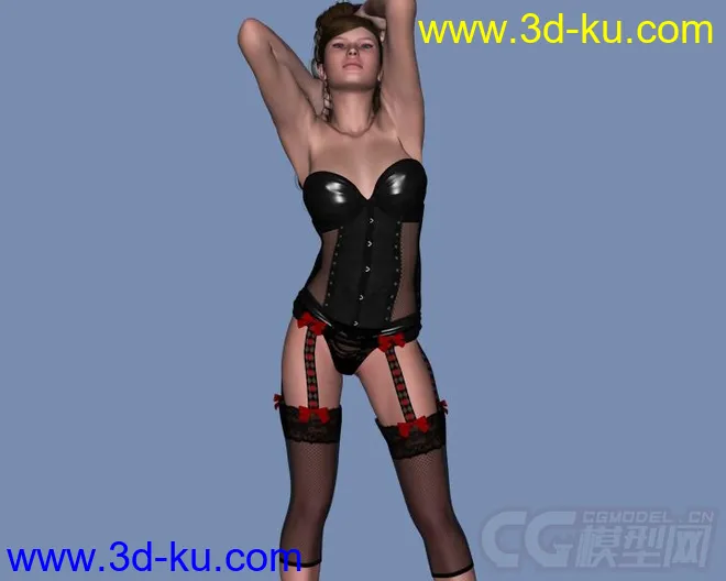 DAZ3D - Poser - LF Corset Donna, Nuova Donna, Caress for V4模型的图片22