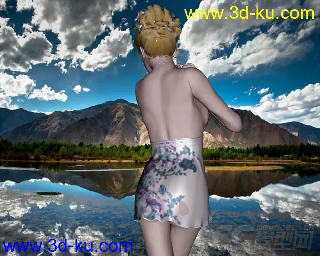 3D age- Sexy Dress II for V4 + Double Deal模型的图片2