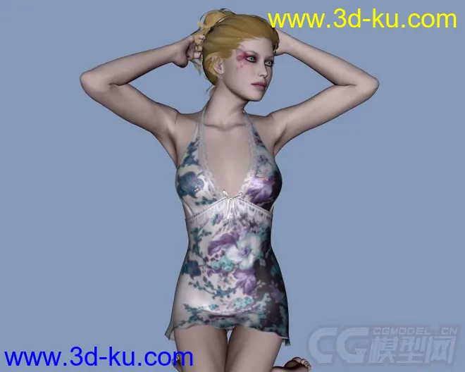 3D age- Sexy Dress II for V4 + Double Deal模型的图片10