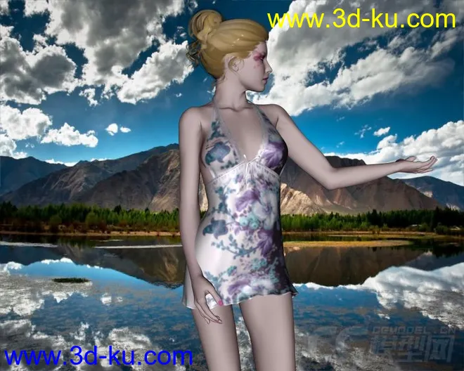 3D age- Sexy Dress II for V4 + Double Deal模型的图片12