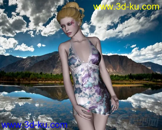 3D age- Sexy Dress II for V4 + Double Deal模型的图片13