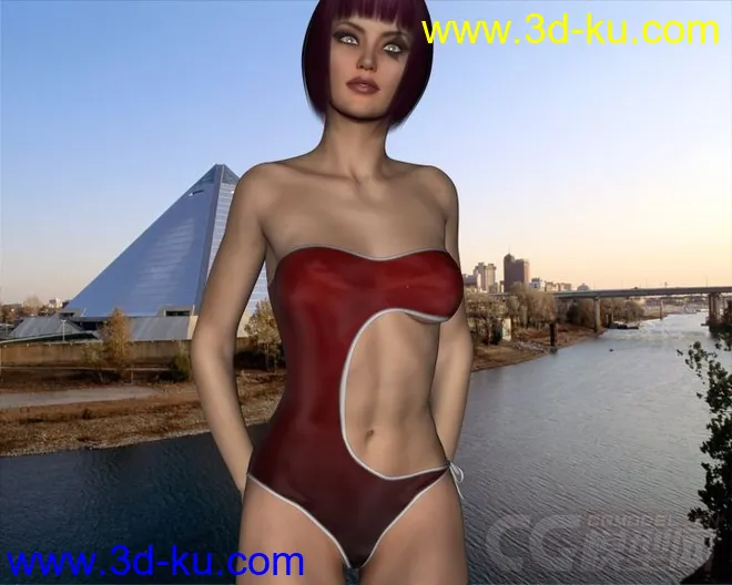 DAZ3D - Poser - Tango Swimwear G2F模型的图片11