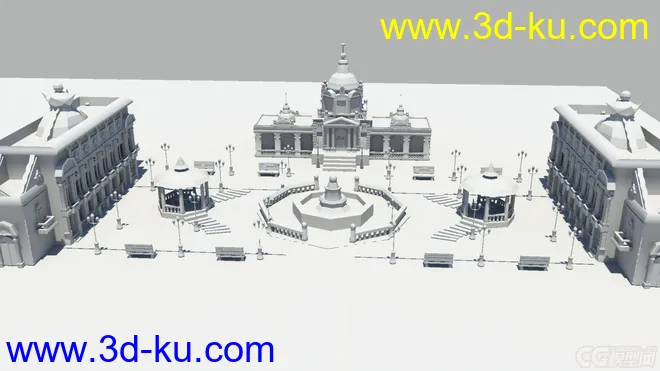 广场模型的图片3