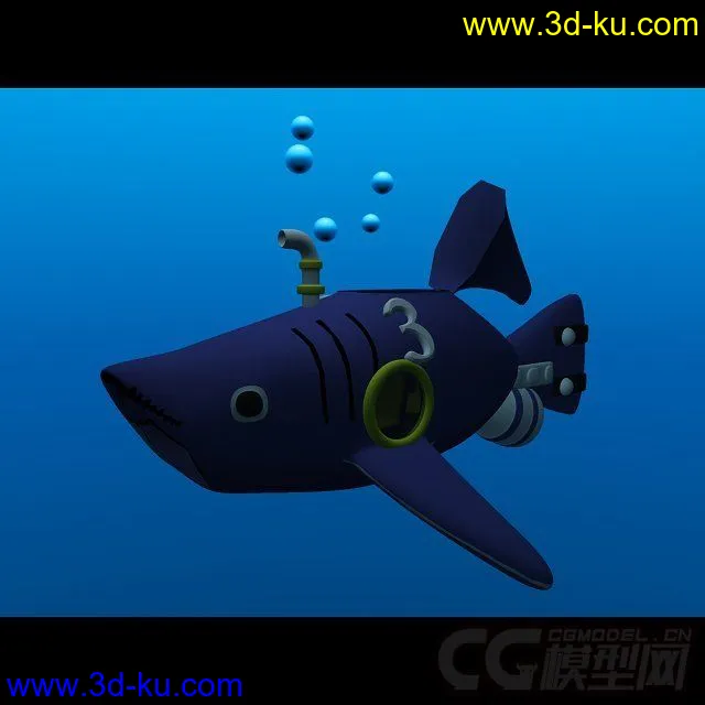 海贼王，潜水鲨鱼号模型的图片1