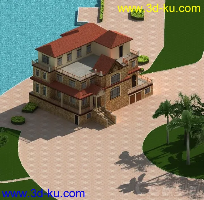 虚拟现实 别墅模型的图片1