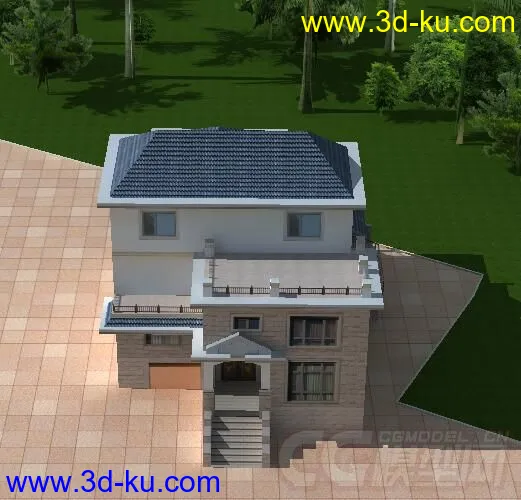 虚拟现实 别墅模型05的图片1