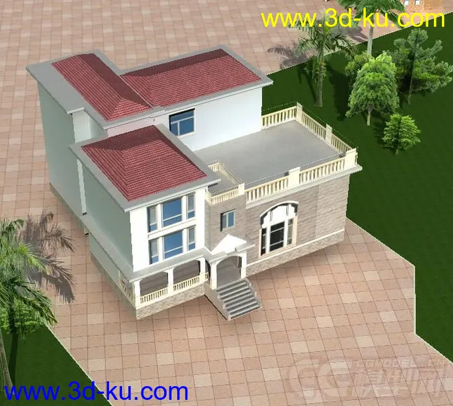 虚拟现实 别墅模型07的图片1