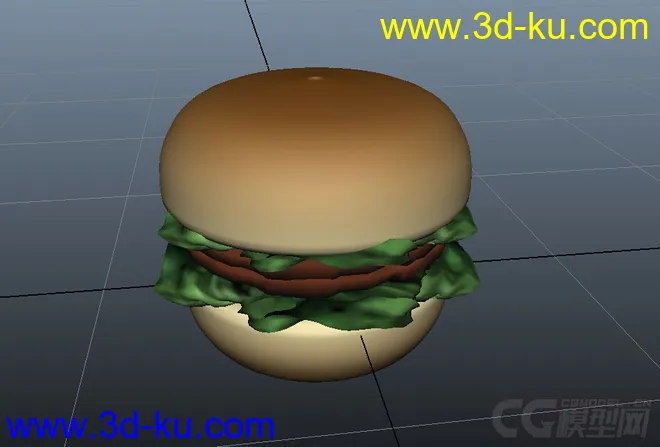 影视动画系列多层汉堡包模型的图片1