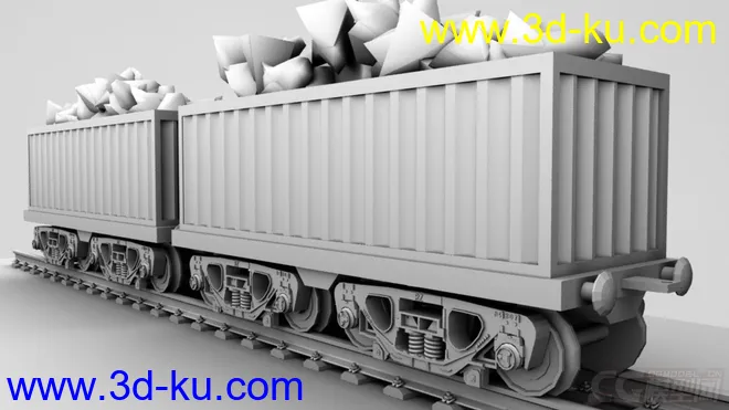 拉煤火车一个模型的图片1