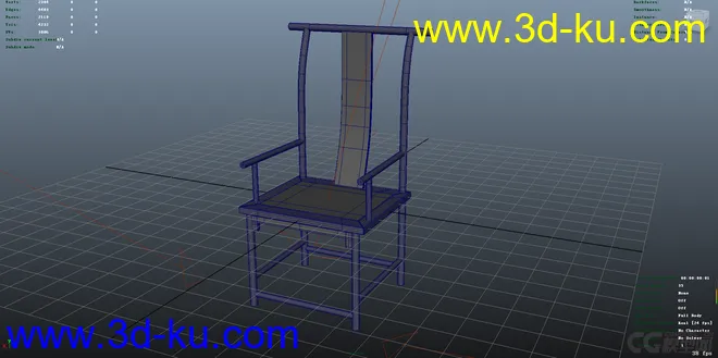 椅子模型源文件的图片8