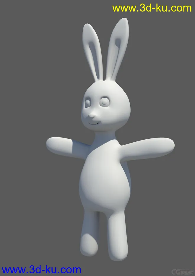 兔子模型模型源文件的图片1